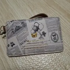 わちふぃーるど　Bebe Dayan リール付きパスケース　猫