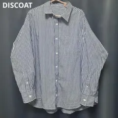 DISCOAT ストライプ柄 長袖シャツ 【売切セール】のサムネイル