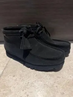Clarks Wallabee BLACK EYE PATCHatmos26.5 - メルカリ