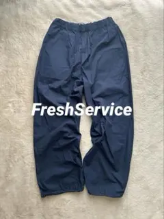 【美品】FreshService(フレッシュサービス)ワークパンツフリーサイズ紺
