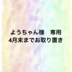 ようちゃん様　専用◆特典　17点　202604末