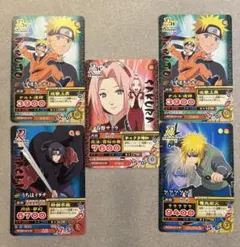 NARUTO ナルト ナルティメットカードバトル サスケ イタチ 4枚セット