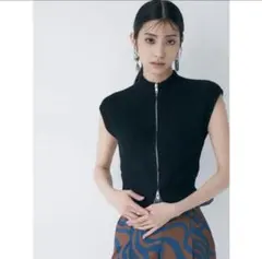 MURUA ニット ノースリーブ Fサイズ 黒ブラックのサムネイル