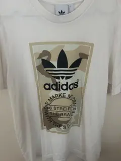 adidas カモフラージュプリント Tシャツ S