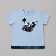 ★ファミリア★familiar★120cm★Tシャツ★水色★