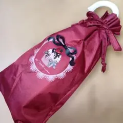青木美沙子しまむらしまみさ 晴雨兼用 折りたたみ傘ボルドーのサムネイル