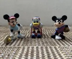 Disneyスポーツ フィギュア ミッキー ドナルド 人形3体セット