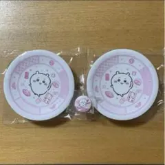 ⭐️新品⭐️くら寿司　ちいかわお皿2枚＋缶バッチ