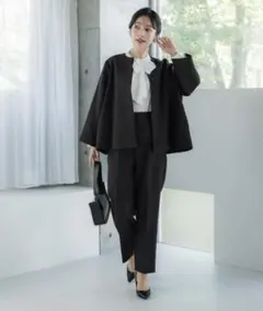 新品【coca】ウォッシャブルセットアップスーツ　M