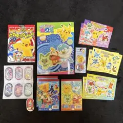 ポケモン ぬりえ クイズ本 シール メザスタ まとめセット