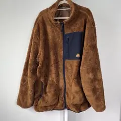 フリースジャケット ブラウン