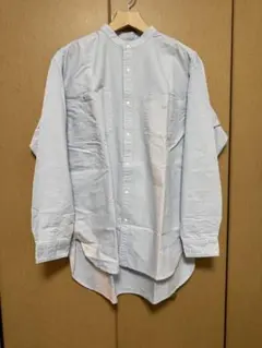 ザ ノースフェイス パープルレーベル　バンドカラーシャツ　Lサイズ新品