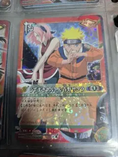 希少ホロ】NARUTO カードゲーム うずまきナルト＆春野サクラ 忍-306