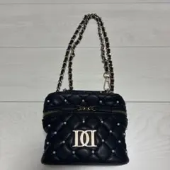 Darich キルティングパールスクエアミニバッグ ブラック ダーリッチ