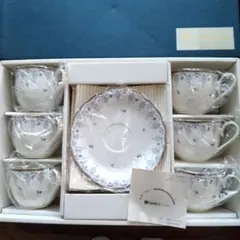 未使用MARUI カップ＆ソーサー6客セット　花柄