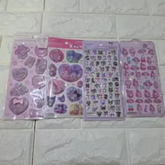 正規品 マイメロ クロミ ボンボンド 文字 ちゅるきら 4枚セットポップデコ