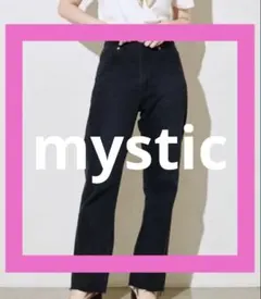 ミスティック　ブラック ストレートデニム