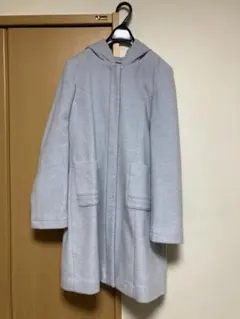CECIL McBEE ライトブルー　フード付きコート