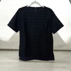 ロートレアモン ブラック ストライプデザイン Tシャツ サイズ38のサムネイル