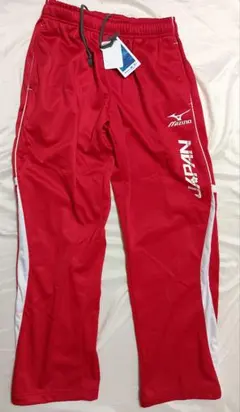 未使用　Mizuno 水泳　競泳　日本代表　ジャージ　パンツ　М