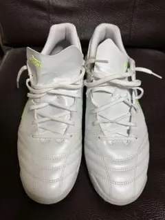 ASICS サッカーシューズ ホワイト/グリーン