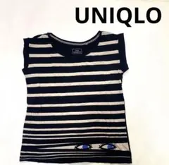 UNIQLO ユニクロ　Tシャツ ボーダー　Ｌのサムネイル
