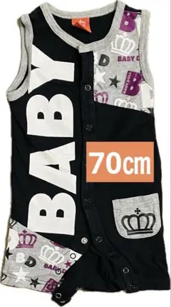 Baby doll ノースリーブ　ロンパース