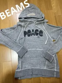 Palm Graphics for BEAMS+ グレー パーカー Mサイズ