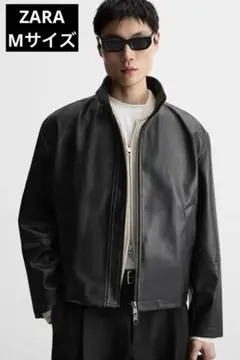 ZARA ザラ フェイクレザージャケット M 完売品