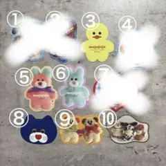 バズコレ mojojojo ステッカー　6枚セット　バラ売り