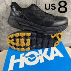US8 【サイズ有】ホカオネオネ　CLIFTON L ATHLETICS 本革製のサムネイル