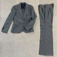 レディースパンツスーツ13号THE SUIT COMPANY ウール100%