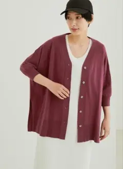 美品です★SALON adam et rope' 7分袖カーディガン