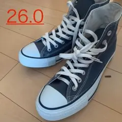 26.0 コンバース　オールスター　ハイカット　スニーカー