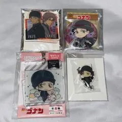 名探偵コナン 赤井秀一 アクリルキーホルダー 缶バッジ まとめ売り