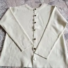 ROPÉ PICNIC ボタン付きカーディガン 38 クリーム