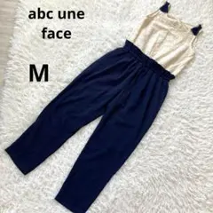 【アーベーセーアンフェイス】肩リボンノースリーブレース切り替えオールインワンMのサムネイル