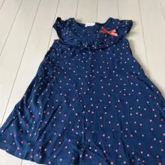 Noeil alme BeBe 水玉模様 ワンピース 120