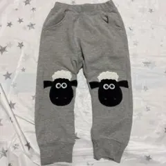 美品　ひつじのショーン　裏起毛パンツ　100cm