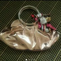 ［sale！］未使用♪ピンクゴールドbag