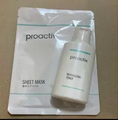 プロアクティブ　リバイタライジングトナー　60ml 集中ケアマスク　1枚のサムネイル
