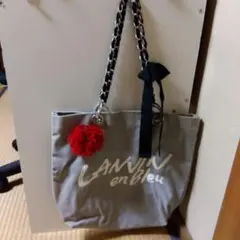 lanvin en bleu トートバッグ