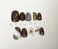 【現品】和風マグネットネイル