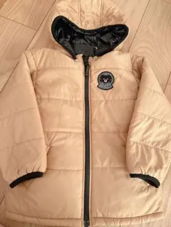 DOUBLE.B ベージュ ダウンコート 110サイズ リバーシブル