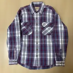 woolrich 90s コットン　チェックシャツ