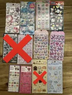 キャラクターシールセット かわいいデザイン