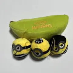 ミニオン バナナポーチ ぬいぐるみ付き