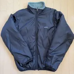 USA 1990年　patagonia ナイロンジャケット　パフボール 古着　黒