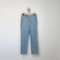 ユナイテッドアローズ GREEN LABEL スラックス 薄手　青　千鳥格子