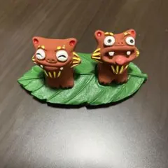 陶器製シーサー2体 - メルカリ